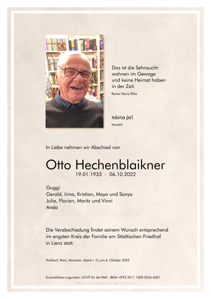 Otto Hechenblaikner